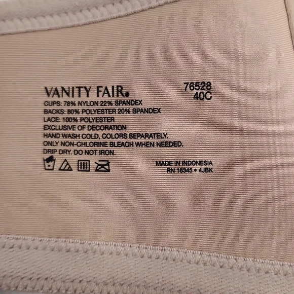 Vanity Fair nude bra size 40C - Picture 10 of 10